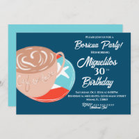 Porto Rico Boricua Hispanique Latin Fiesta Café