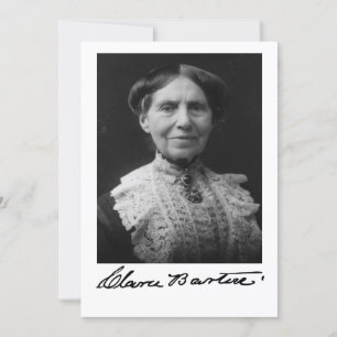 Invitation Portrait de Clara Barton