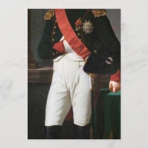 Invitation Portrait de Napoléon Bonaparte 1809