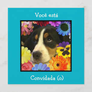 Invitation Portugais : Convite/invitation d'anniversaire