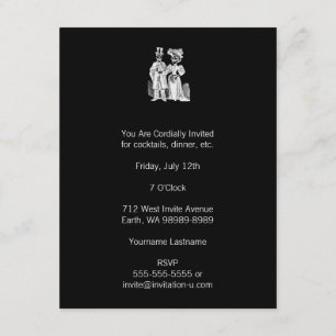 Invitation Posada Calavera Couple