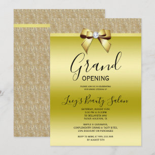 Invitation Posh Jewel Bow Grand Ouverture