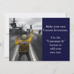 Invitation Poste de pilotage du transporteur d'aéronefs