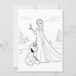 Invitation Poster de la page de coloriage pour enfants