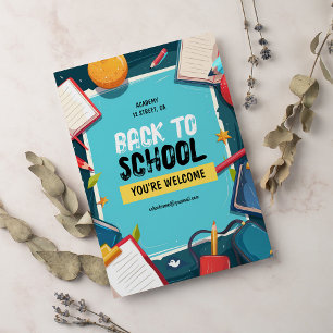 Invitation Poster de retour à l'école