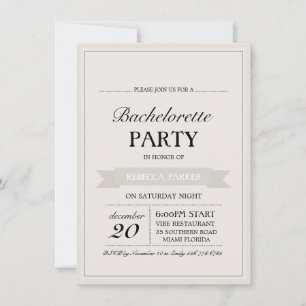 Invitation Poster vintage de crème