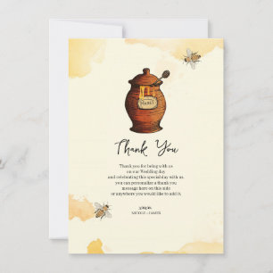 Invitation Pot de miel vintage en nid d'abeille Baby Shower M