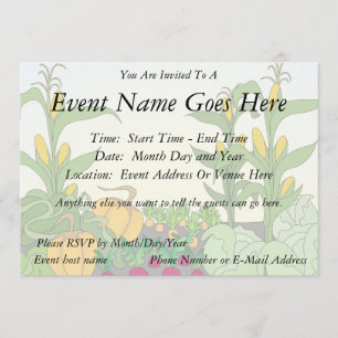 Invitation Potager