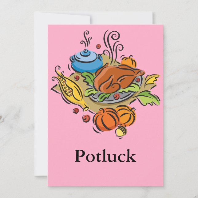 Invitation Potluck (Devant)