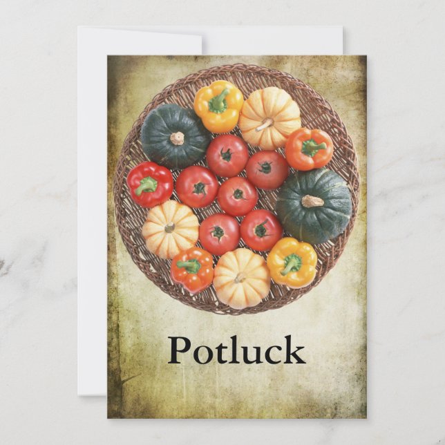 Invitation Potluck (Devant)