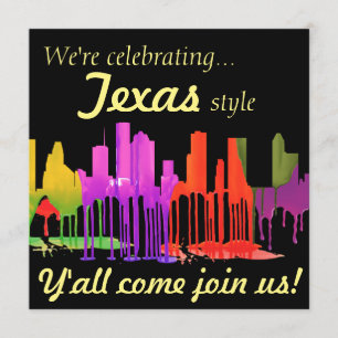 INVITATION POUDDRES SKYLINE HOUSTON TEXAS