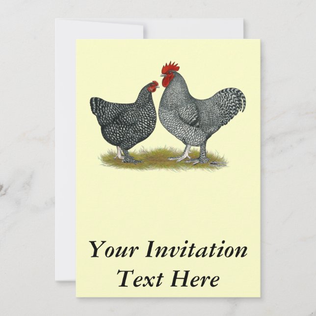 Invitation Poulets de Maline (Devant)