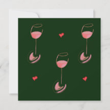 Invitation pour amateur de vin