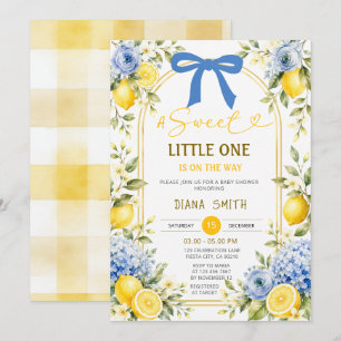 Invitation pour Baby Shower A Sweet Little One Is 