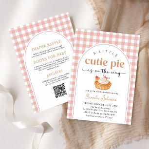 Invitation pour Baby Shower automnal de petite gât