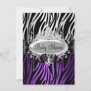Invitation pour Baby Shower avec Impression de Zèb