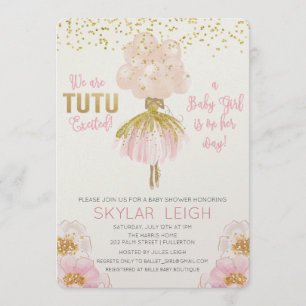 Invitation pour Baby Shower de Ballet Afro-América