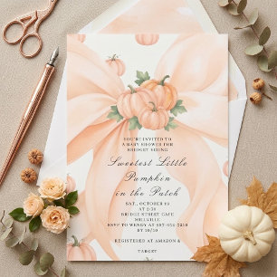 Invitation pour Baby Shower Fille Arc en Ciel Rose