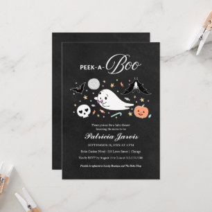 Invitation pour Baby Shower Peek-A-Boo Garçon Hall
