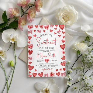 Invitation pour Baby Shower sur le thème Chéri