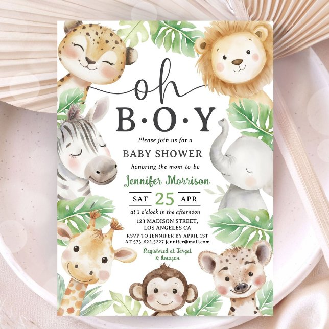 Invitation pour Baby Shower sur le thème de la Jun (Créateur téléchargé)