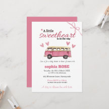 Invitation pour Baby Shower Sweetheart