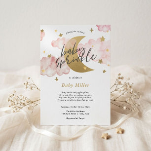 Invitation pour Baby Sprinkle Arc-en-Ciel