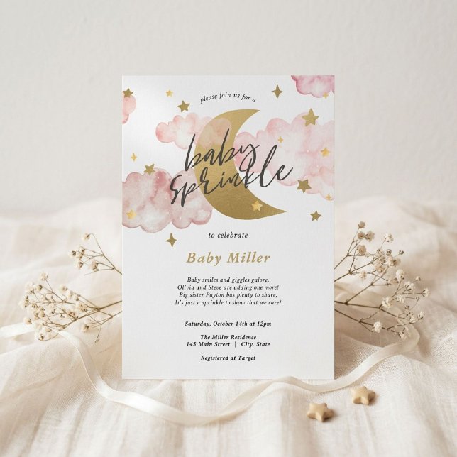 Invitation pour Baby Sprinkle Arc-en-Ciel (Créateur téléchargé)
