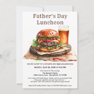 Invitation pour barbecue de la Fête des Pères - Ha