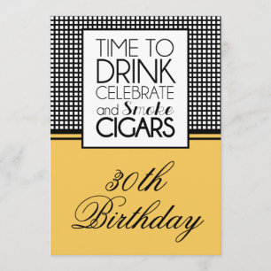 Invitation pour célébration d'anniversaire avec bo