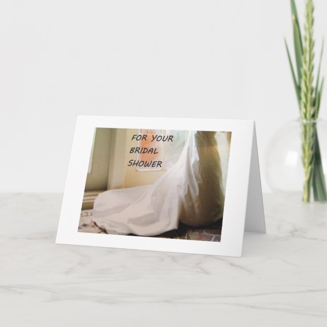 INVITATION POUR CETTE BRIDE SPÉCIALE À SA FÊTE DES MARIÉES (Devant)