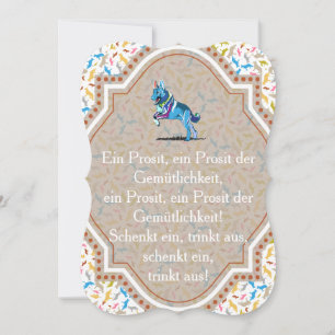 Invitation pour chien de berger