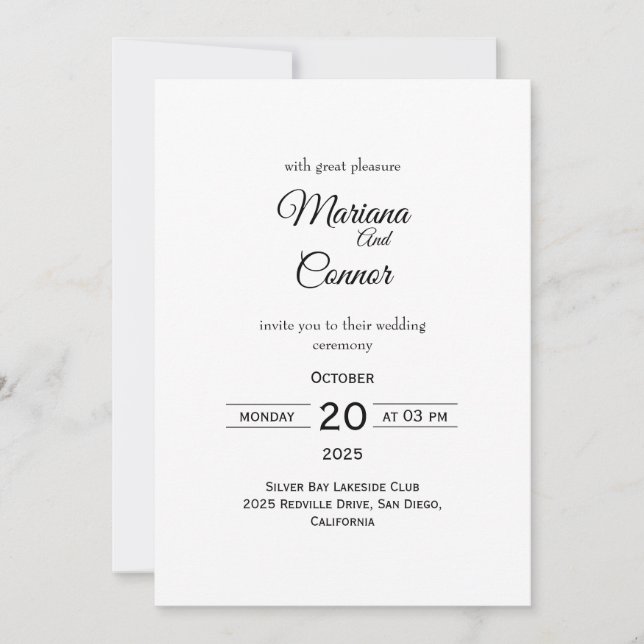 Invitation pour Démo 4 (Devant)