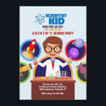 Invitation pour enfant scientifique<br><div class="desc">Célébrer l'anniversaire de votre enfant à un musée des sciences? Vous venez de trouver l'invitation parfaite pour la célébration. Conçu par Freepik (). La carte est facile à customiser avec votre libellé, police, couleur de police, options de forme de papier et choix de six types de papier.() Pas exactement ce...</div>