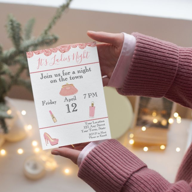Invitation pour enterrement de vie de jeune fille (Créateur téléchargé)