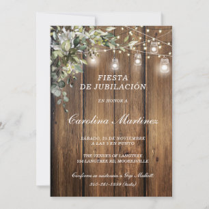 Invitation pour fête de départ à la retraite perso