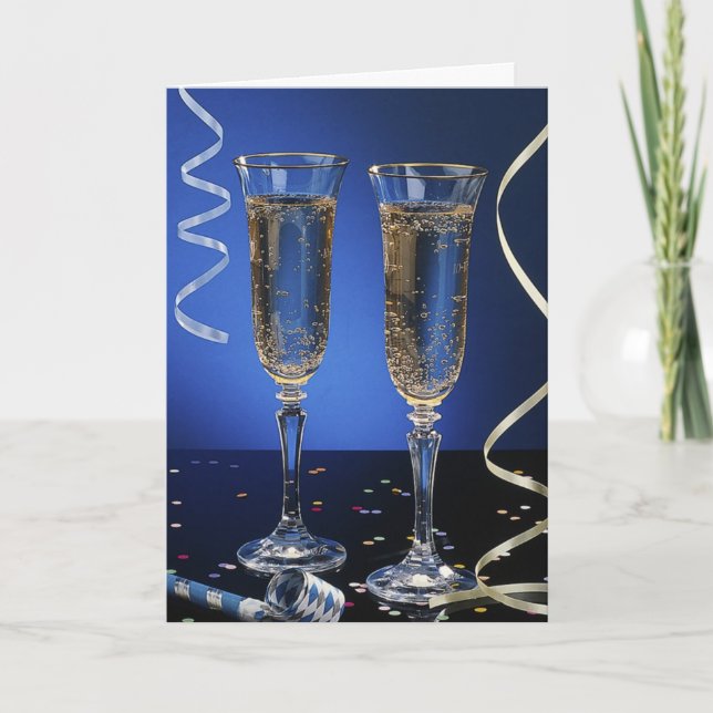 Invitation pour fêter la nouvelle année (Devant)