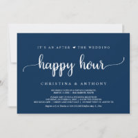 Invitation pour Happy Hour après le mariage, Maria