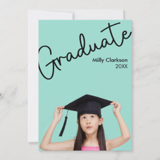 Invitation pour jeune diplômé adorable