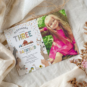 Invitation pour la 3e fête d'anniversaire de la fe