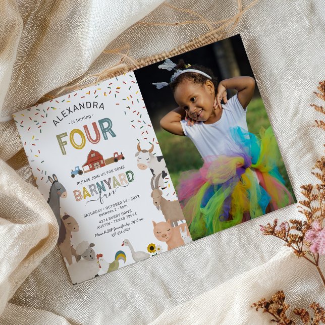 Invitation pour la 4e fête d'anniversaire à la fer (Créateur téléchargé)