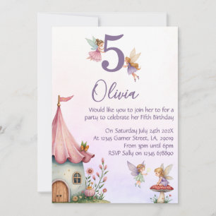 Invitation pour la 5ème fête d'anniversaire de la