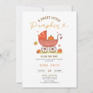 Invitation pour la Baby Shower de Petit Char à Cit