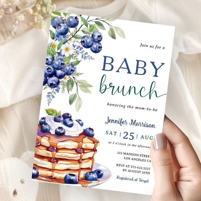 Invitation pour la Baby Shower du bébé garçon du b (Créateur téléchargé)