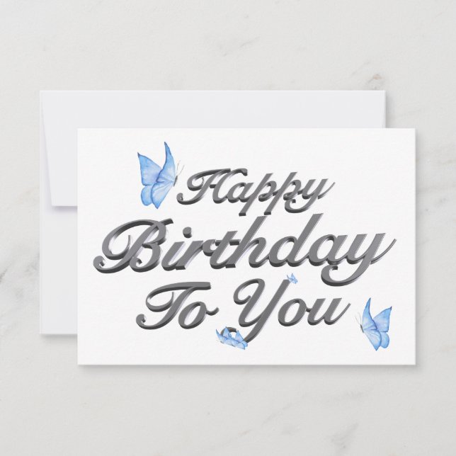 Invitation pour la célébration d'anniversaire d'ar (Devant)