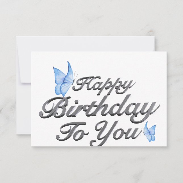 Invitation pour la célébration d'anniversaire d'ar (Devant)