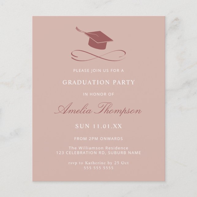 Invitation pour la célébration de la remise des di (Devant)