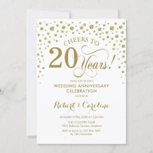 Invitation pour la célébration du 20e anniversaire
