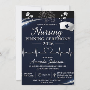 Invitation pour la cérémonie d'épinglage des infir