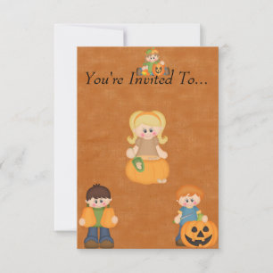Invitation pour la Décoration de Citrouille